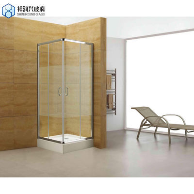 90 см роскошный однокомнатный розовый золото нержавеющей стали душевой шкаф с закаленным стеклом