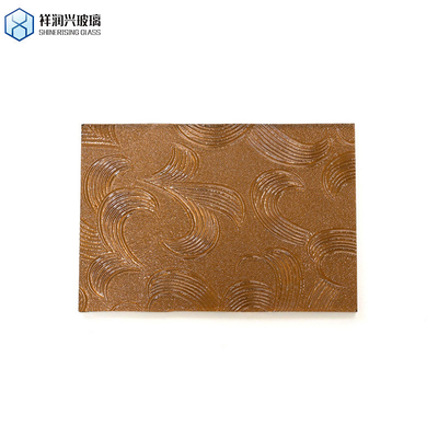 Главная продукция 5 мм коричневого рембованного стекла для Qingdao Pattern Glass 2023