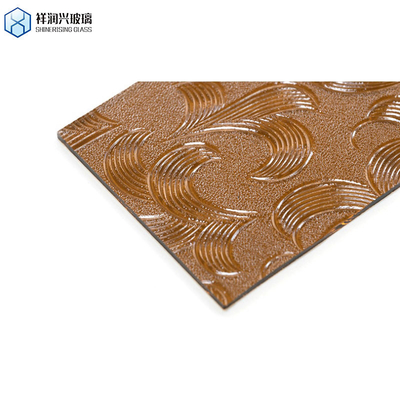 Главная продукция 5 мм коричневого рембованного стекла для Qingdao Pattern Glass 2023