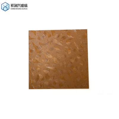 Главная продукция 5 мм коричневого рембованного стекла для Qingdao Pattern Glass 2023