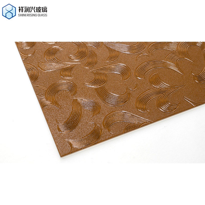 Главная продукция 5 мм коричневого рембованного стекла для Qingdao Pattern Glass 2023