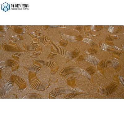Главная продукция 5 мм коричневого рембованного стекла для Qingdao Pattern Glass 2023