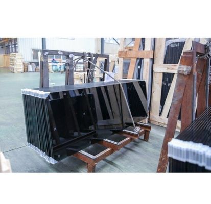 Степень стального закаленного стекла Сдвижная дверь для ванной решетки в плоской конструкции