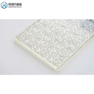 Низкожелезное коричневое стекло с пенообразованием стекло с рисунками твердого цвета для мебели