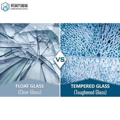 Плоское полированное стекло 8 мм для строительного материала