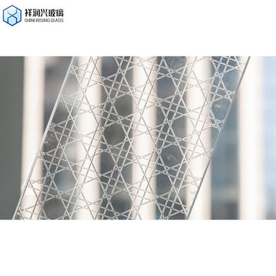 Одностекло 2-10 мм Популярные узоры Декоративное закаленное стекло для окон и дверей