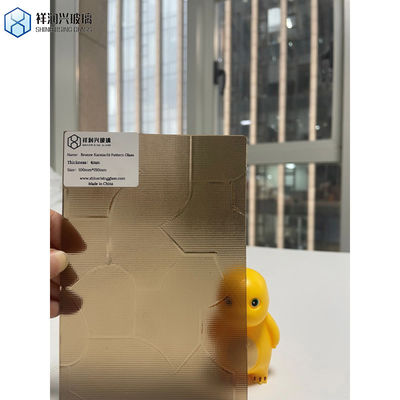 5 мм 6 мм 8 мм евро бронзовое Мору флейтированное витражное стекло листья Каратачи образцы плавучего стекла