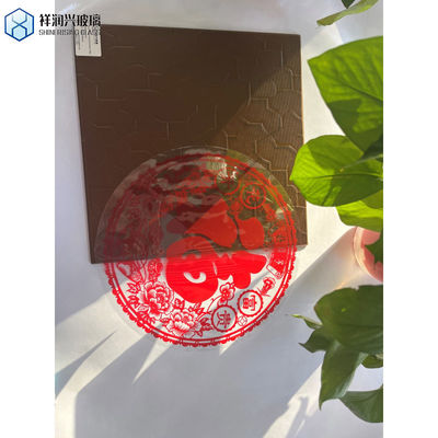 5 мм 6 мм 8 мм евро бронзовое Мору флейтированное витражное стекло листья Каратачи образцы плавучего стекла