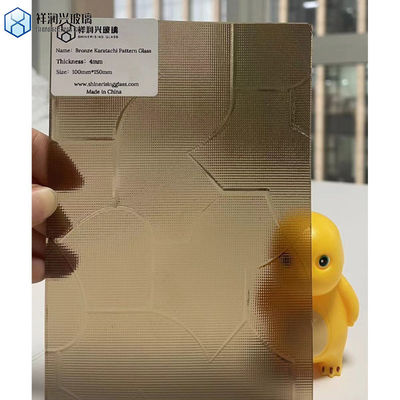 Прозрачное бронзовое стекло с цветочным рисунком 3-6 мм для основного продукта