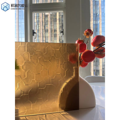 Массивный круглый красный бронзовый цветочный рисунок Алюминиевое деревянное стекло Сдвижная дверная ручка