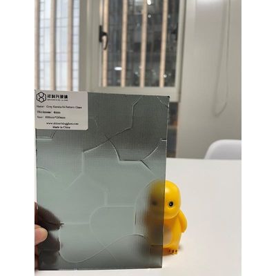 Плоская полированная 3-19 мм горячеплавкая дождевая точка образец стеклянный лист для закаленных балюстрад