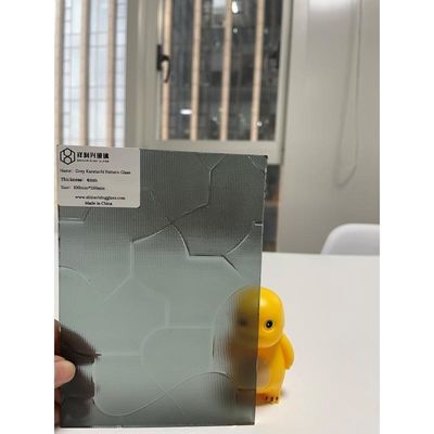 Плоская полированная 3-19 мм горячеплавкая дождевая точка образец стеклянный лист для закаленных балюстрад