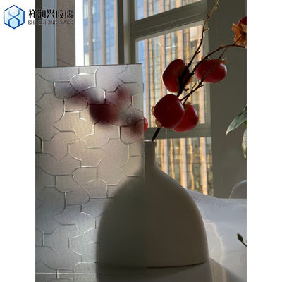 Основной продукт 5 мм 8 мм 10 мм низкожелезное отвержденное круглое канавчатое ребрастое стекло для перегородки