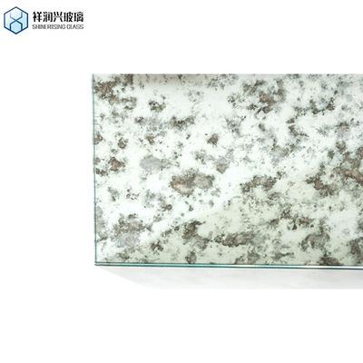 Современный серебряный прямоугольник французский антикварный зеркальный стекло для декорации стен