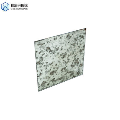 Серебряная отделка Большое античное зеркало с индивидуальным размером и цветным зеркальным стеклом