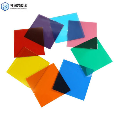 Прозрачное низкожелезное окрашенное отражающее закаленное ламинированное стекло, настраиваемое по стандарту ISO