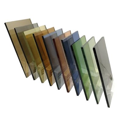 На улице 4 мм 5 мм 6 мм окрашенное плавучее стекло с белым цветом из стекла