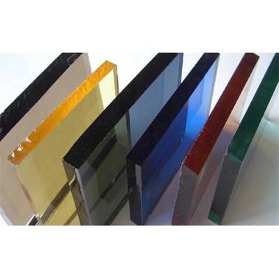 Строительное стекло в плоском темно-бронзовом окрашенном закаленном стекле для ламинированных конструкций