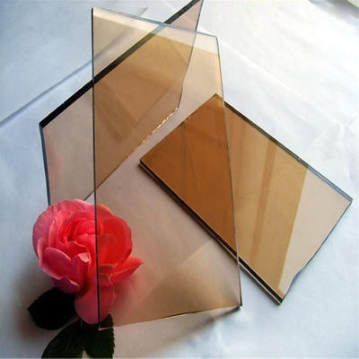 Строительное стекло в закаленном автоматическом океане голубого коричневого оттенка