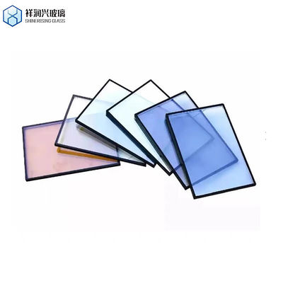 Звукозащищенные полые изоляционные стеклянные блоки теплые краины распределитель Температурный синий для строительства