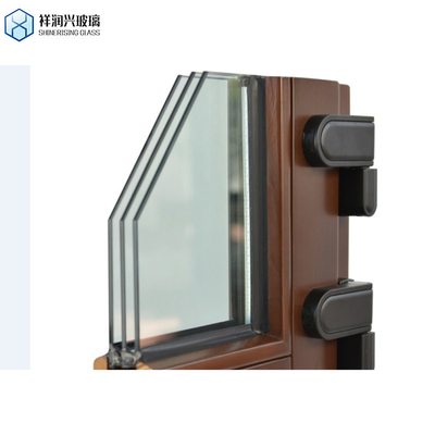 Строительное стекло Qingdao Flat Tempered Double Glazing Glass Wall для панелей теплиц