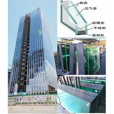 CE сертифицированный изоляционный стеклянный блок для фасада коммерческих зданий Qingdao Asnzs Igcc