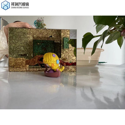 Антикварное зеркальное стекло для кухонных и гостиных стен резка резка бурение закаливание