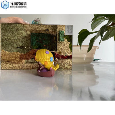 Антикварное зеркальное стекло для кухонных и гостиных стен резка резка бурение закаливание