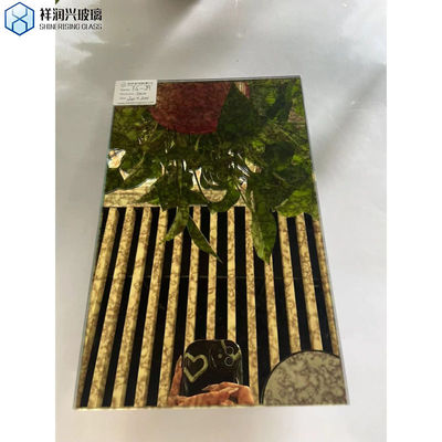 Антикварное зеркальное стекло для кухонных и гостиных стен резка резка бурение закаливание