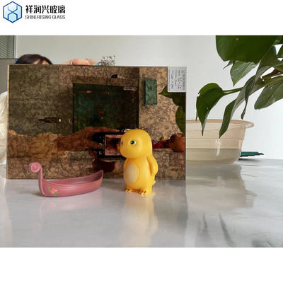 Антикварное зеркальное стекло для кухонных и гостиных стен резка резка бурение закаливание