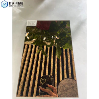 Антикварное зеркальное стекло для кухонных и гостиных стен резка резка бурение закаливание