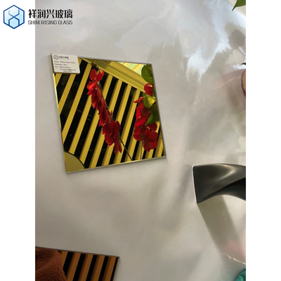 1mm-3mm Цветное стекло Серебряное зеркало для Тслой стенки перегородки как клиент