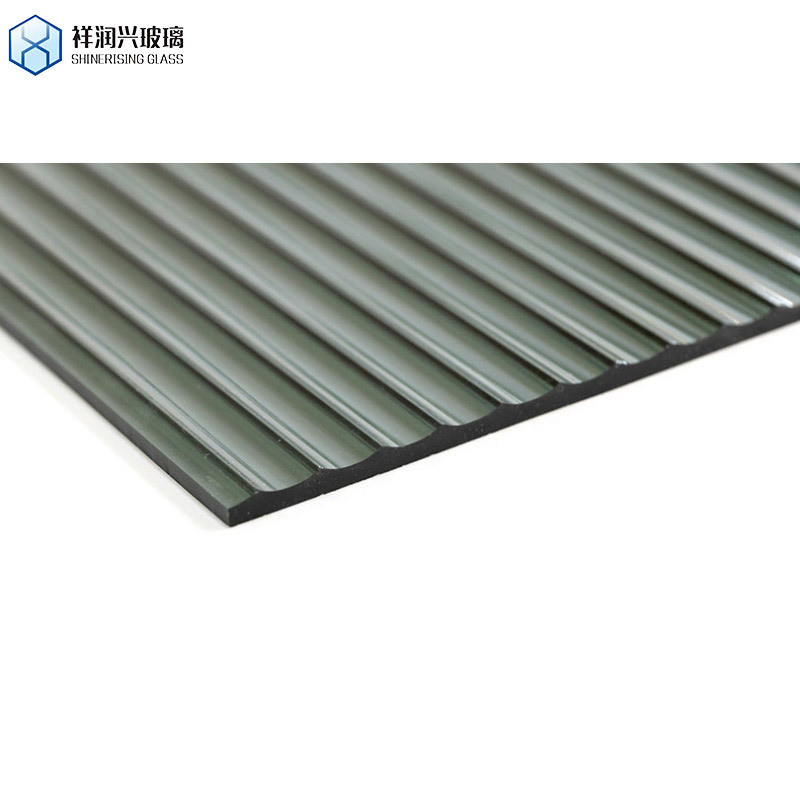 Прозрачное бронзовое каратачи Qingdao Mistlite Flora Fluted Pattern Glass 3 мм-8 мм в Циндао