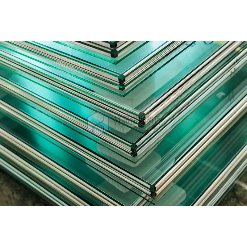 CE-сертификат Плоское изогнутое закаленное защитное стекло для мебели и двери душа индивидуального размера