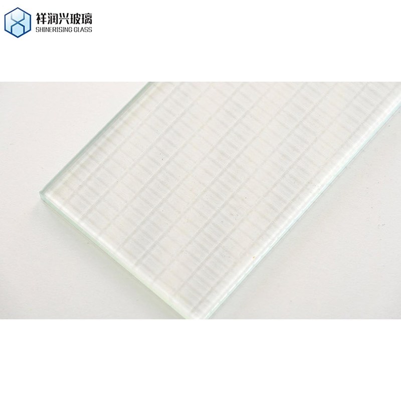 Плоское полированное украшение стекла на огнеупорном огнеупорном стекле для дверей и стен банков