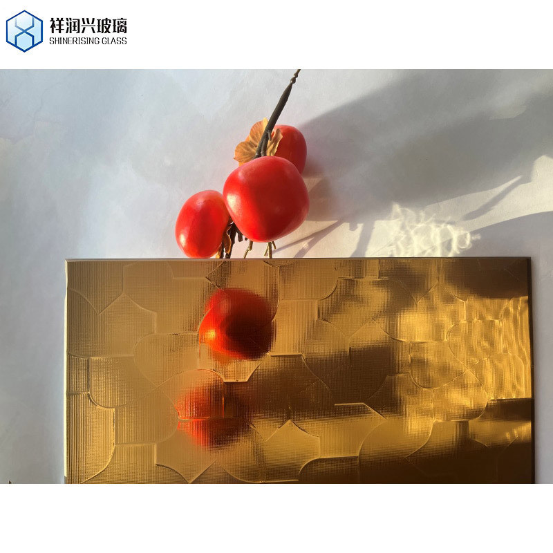 1830*1220-1500*2000-1830*2440-2134*2440 Температурная бронза Каратачи Окрашенное фигурное стекло