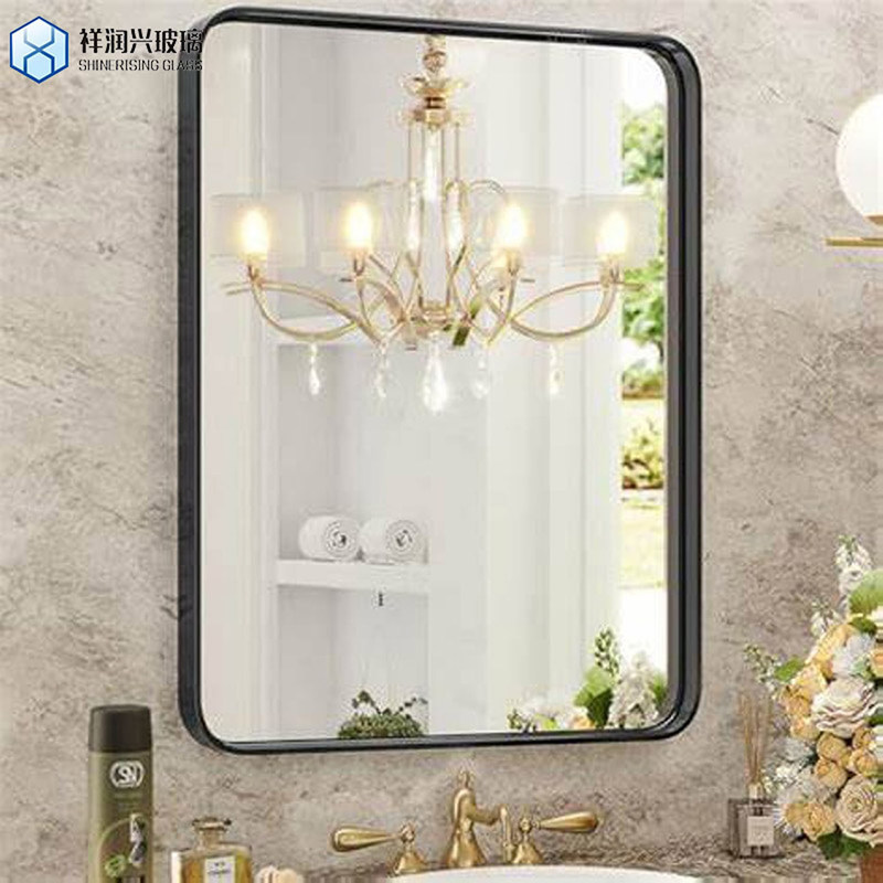 Золото-коричневый цвет Большое стеклянное зеркало для спортзала с технологией Алюминиевое зеркало Стеклянный лист